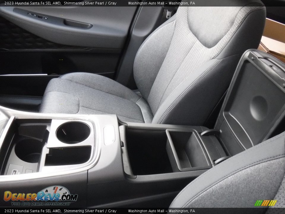 2023 Hyundai Santa Fe SEL AWD Shimmering Silver Pearl / Gray Photo #12