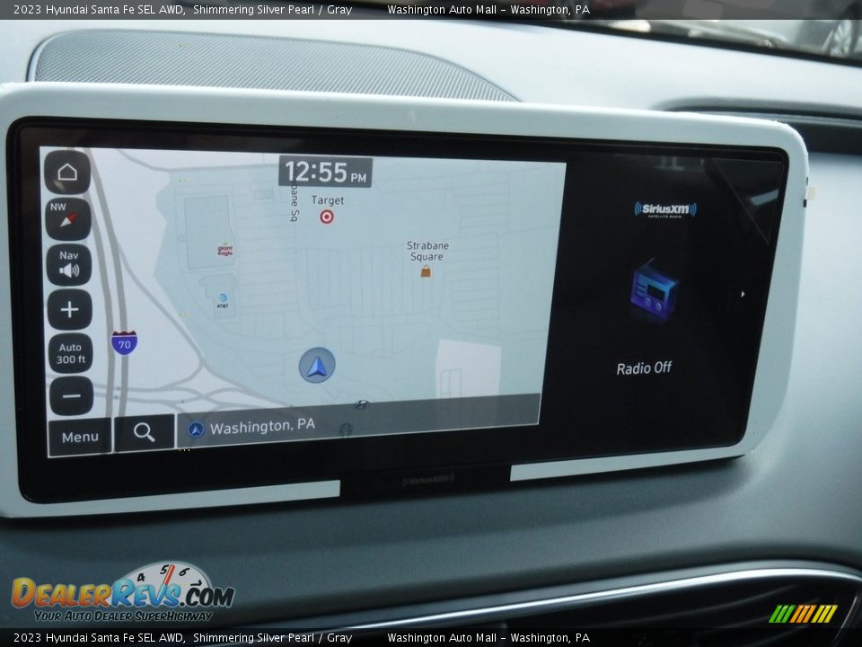 2023 Hyundai Santa Fe SEL AWD Shimmering Silver Pearl / Gray Photo #13