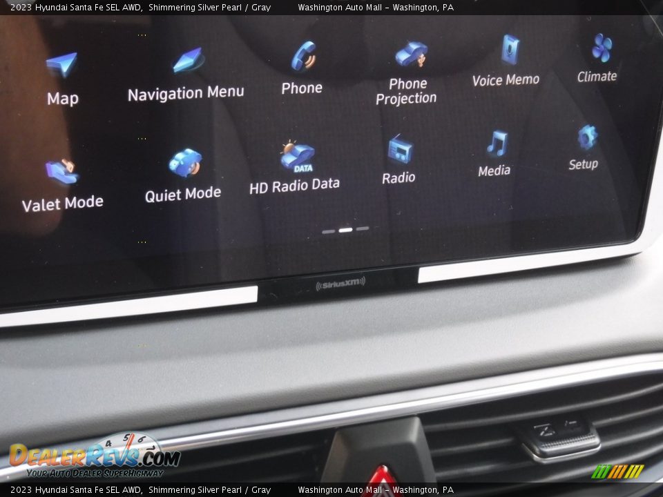 2023 Hyundai Santa Fe SEL AWD Shimmering Silver Pearl / Gray Photo #15