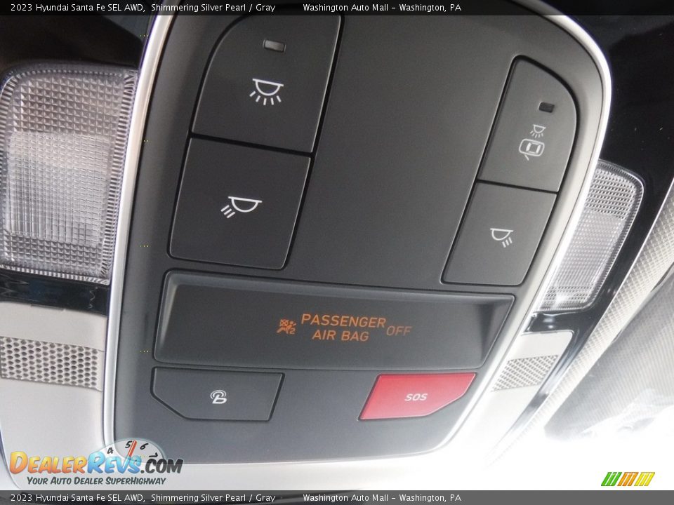 2023 Hyundai Santa Fe SEL AWD Shimmering Silver Pearl / Gray Photo #16