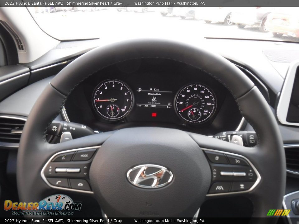 2023 Hyundai Santa Fe SEL AWD Shimmering Silver Pearl / Gray Photo #18