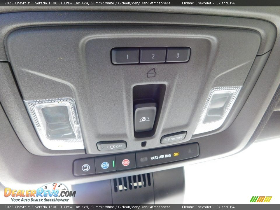 2023 Chevrolet Silverado 1500 LT Crew Cab 4x4 Summit White / Gideon/Very Dark Atmosphere Photo #36