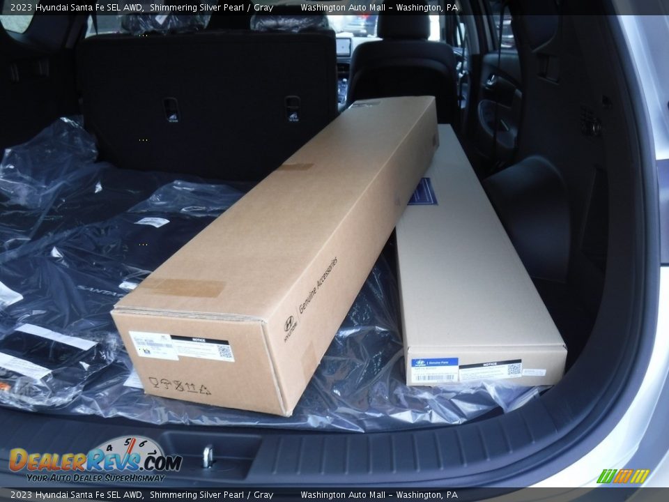 2023 Hyundai Santa Fe SEL AWD Shimmering Silver Pearl / Gray Photo #24