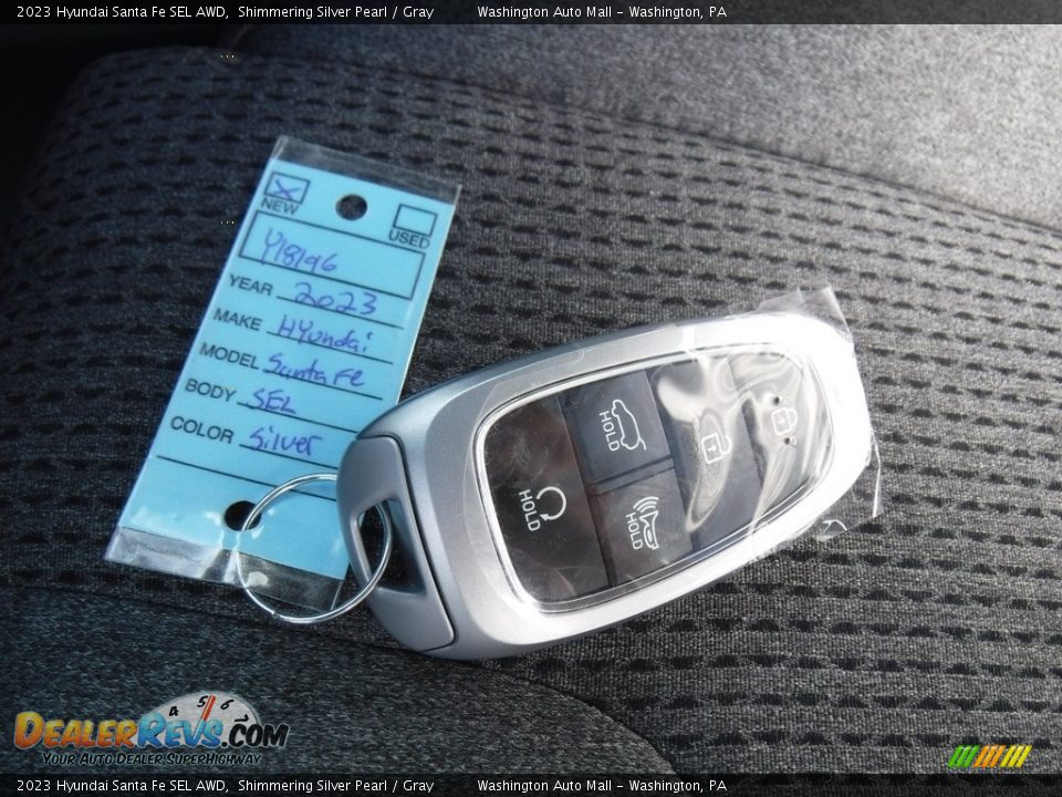 2023 Hyundai Santa Fe SEL AWD Shimmering Silver Pearl / Gray Photo #27