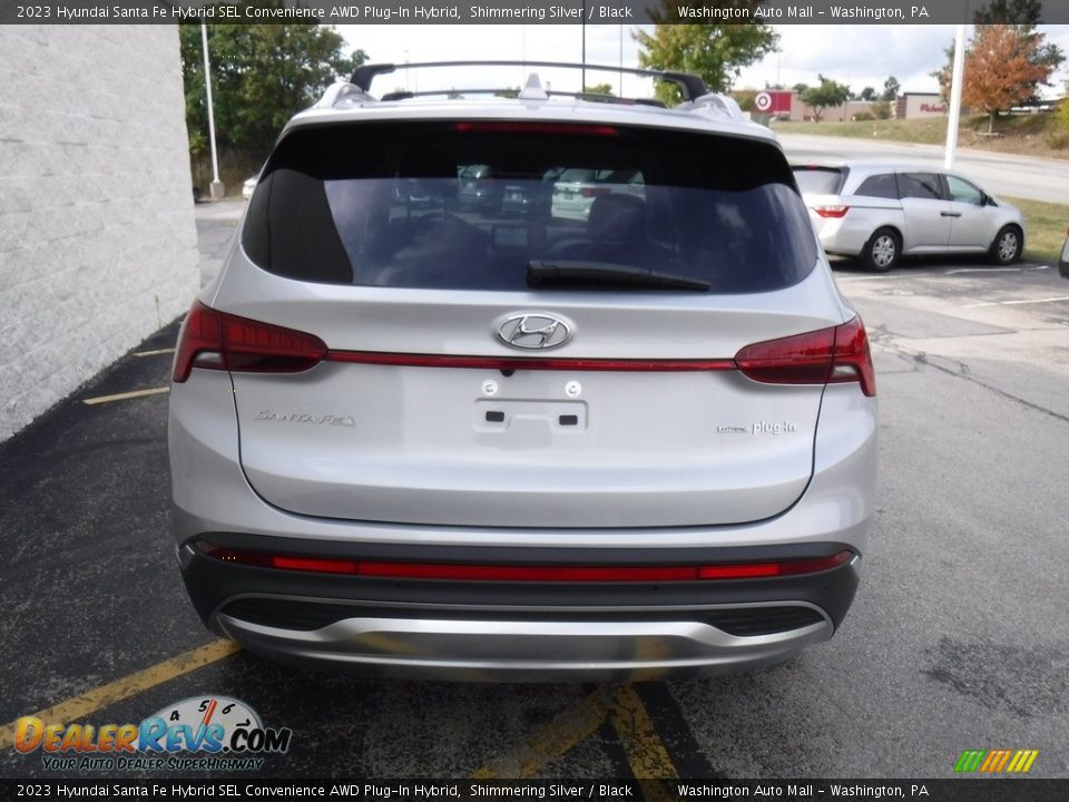 2023 Hyundai Santa Fe Hybrid SEL Convenience AWD Plug-In Hybrid Shimmering Silver / Black Photo #7