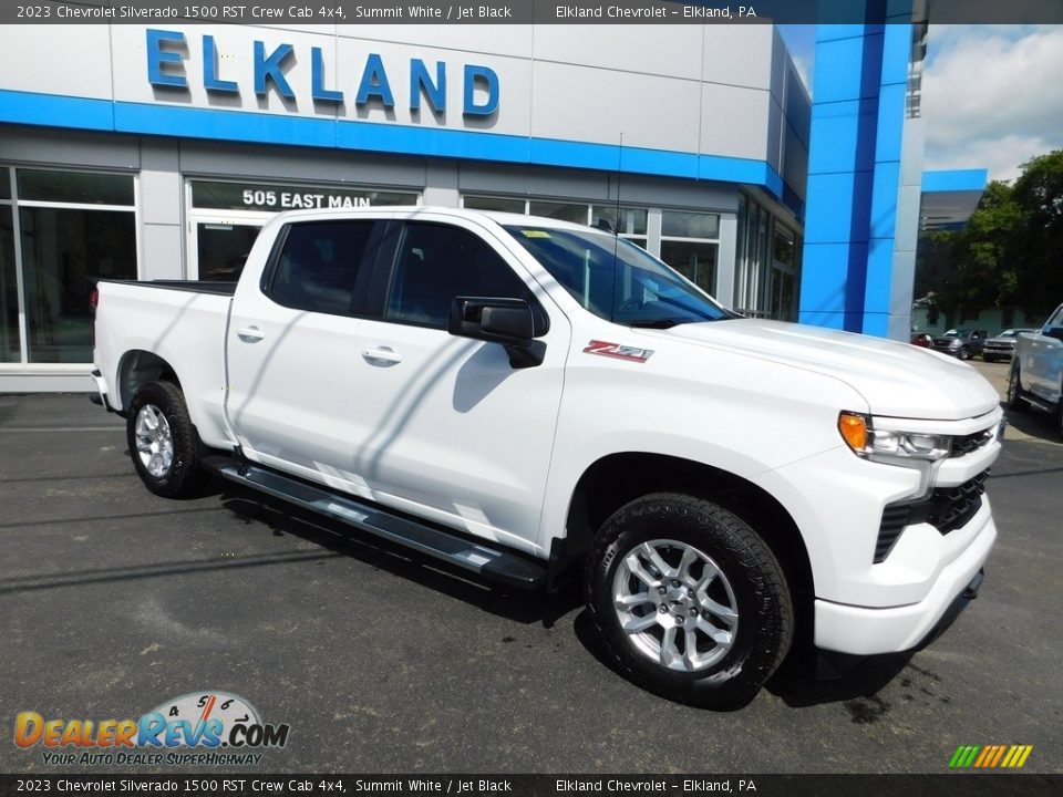 2023 Chevrolet Silverado 1500 RST Crew Cab 4x4 Summit White / Jet Black Photo #1