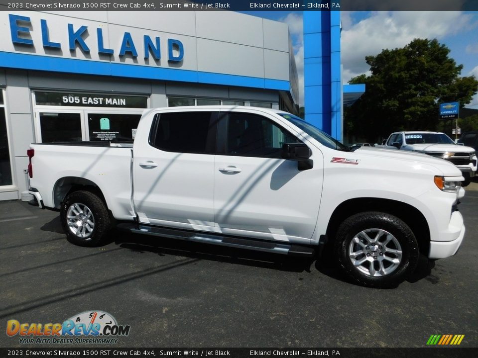 2023 Chevrolet Silverado 1500 RST Crew Cab 4x4 Summit White / Jet Black Photo #2