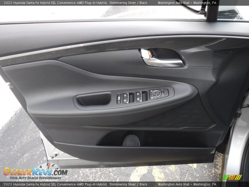 2023 Hyundai Santa Fe Hybrid SEL Convenience AWD Plug-In Hybrid Shimmering Silver / Black Photo #11