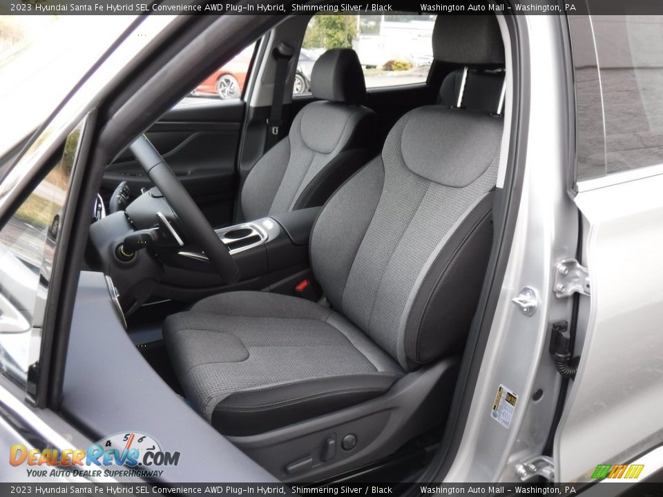 Black Interior - 2023 Hyundai Santa Fe Hybrid SEL Convenience AWD Plug-In Hybrid Photo #12
