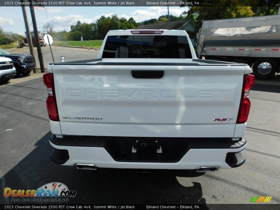 2023 Chevrolet Silverado 1500 RST Crew Cab 4x4 Summit White / Jet Black Photo #6