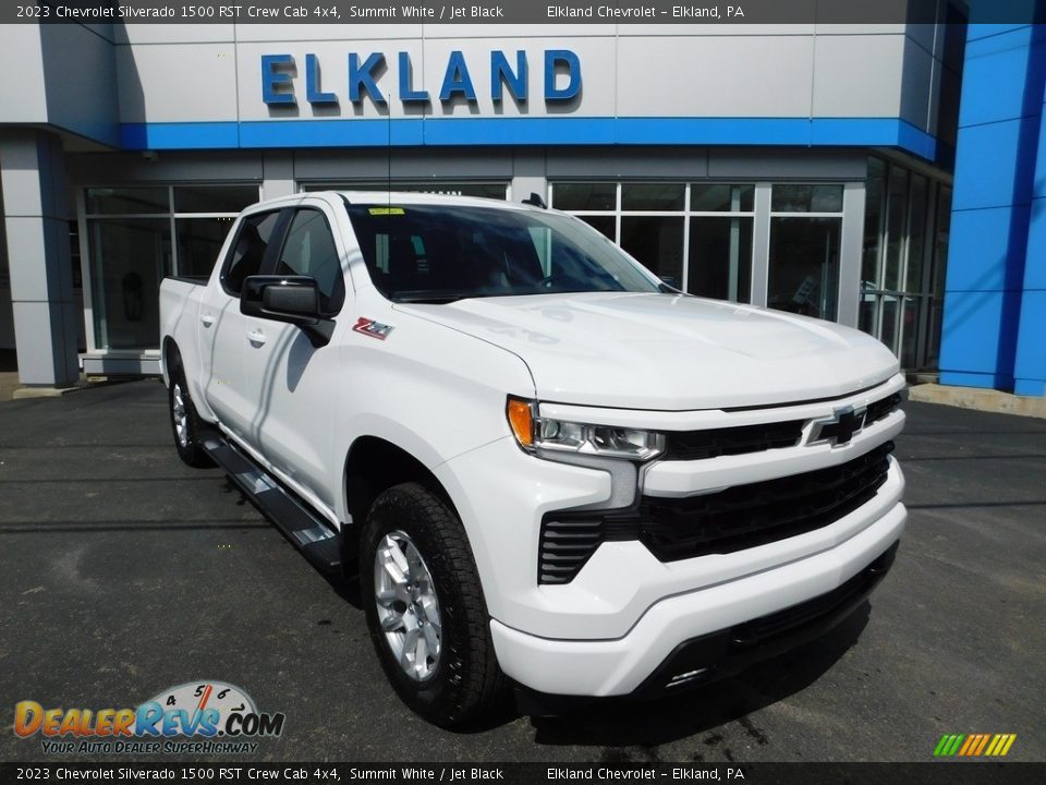 2023 Chevrolet Silverado 1500 RST Crew Cab 4x4 Summit White / Jet Black Photo #13