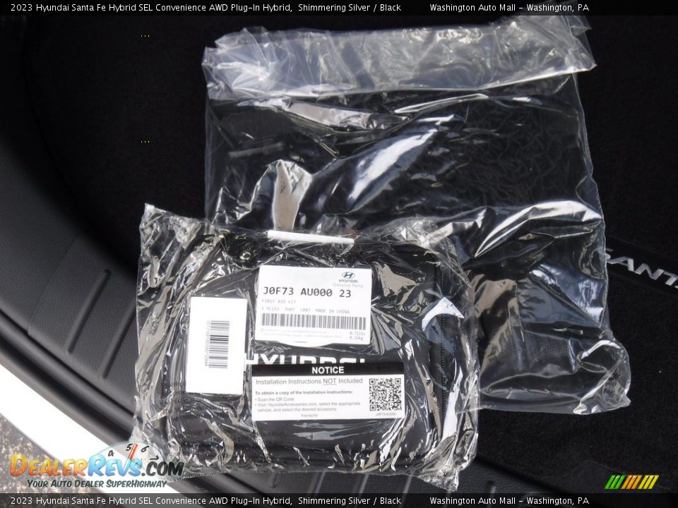 2023 Hyundai Santa Fe Hybrid SEL Convenience AWD Plug-In Hybrid Shimmering Silver / Black Photo #32
