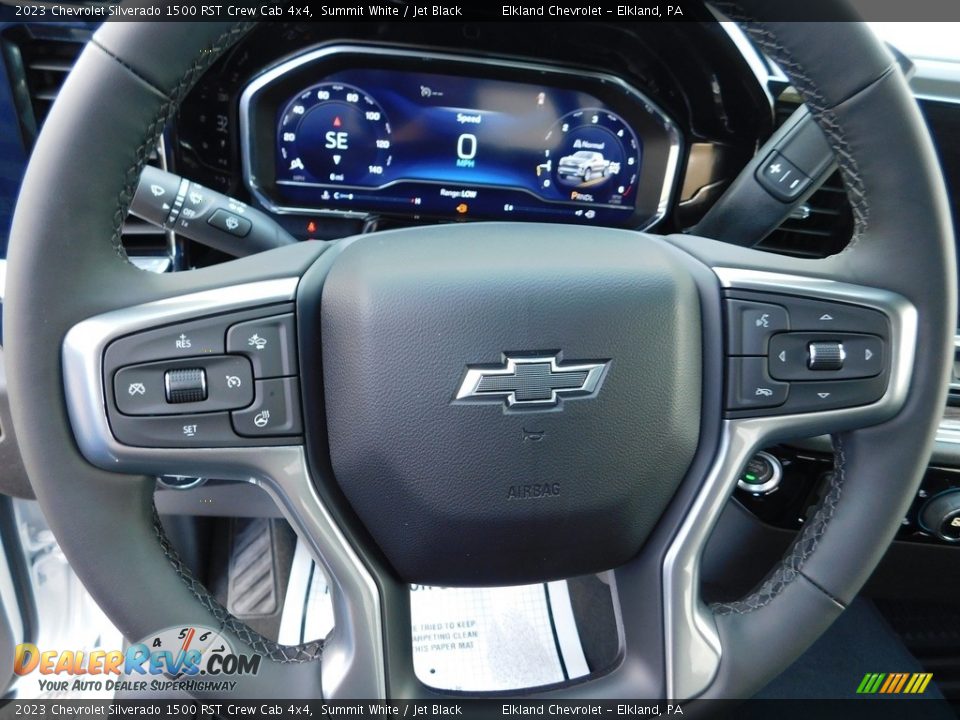 2023 Chevrolet Silverado 1500 RST Crew Cab 4x4 Steering Wheel Photo #23