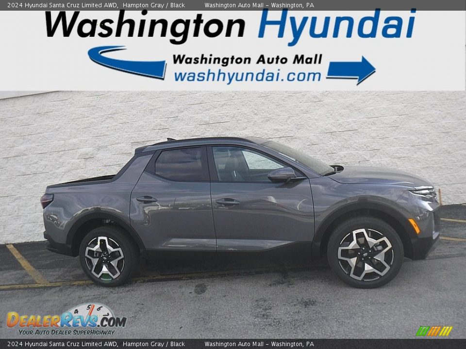 2024 Hyundai Santa Cruz Limited AWD Hampton Gray / Black Photo #2