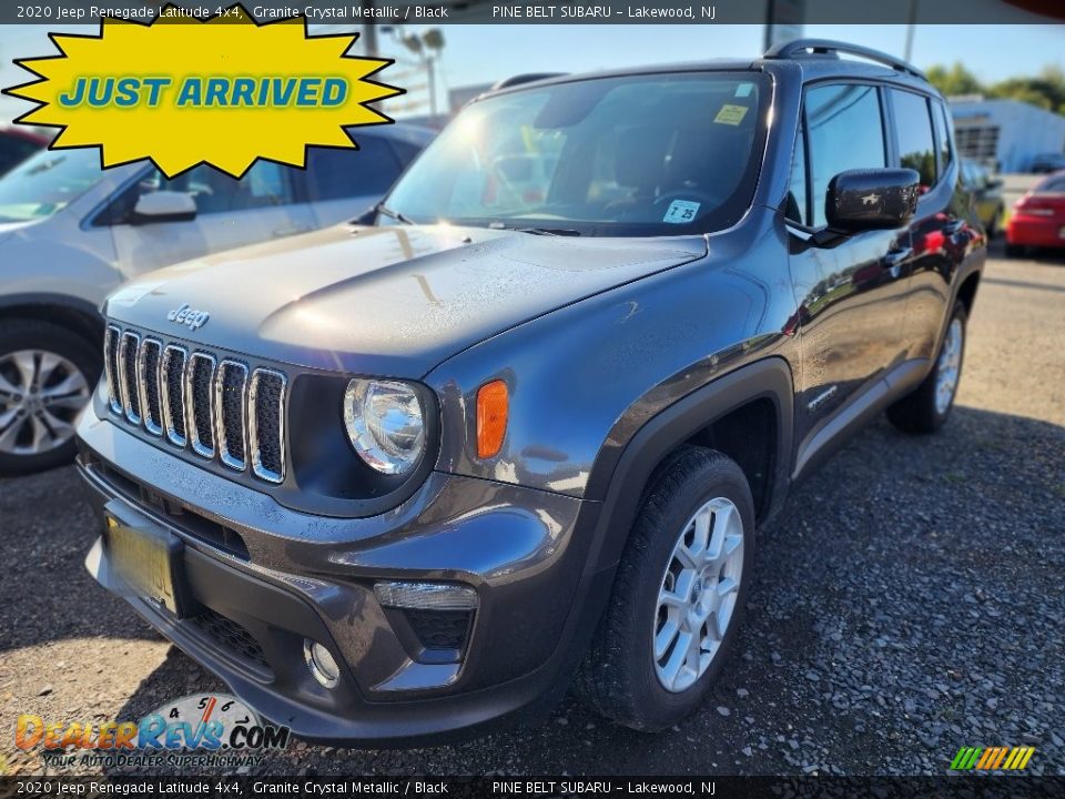 2020 Jeep Renegade Latitude 4x4 Granite Crystal Metallic / Black Photo #1