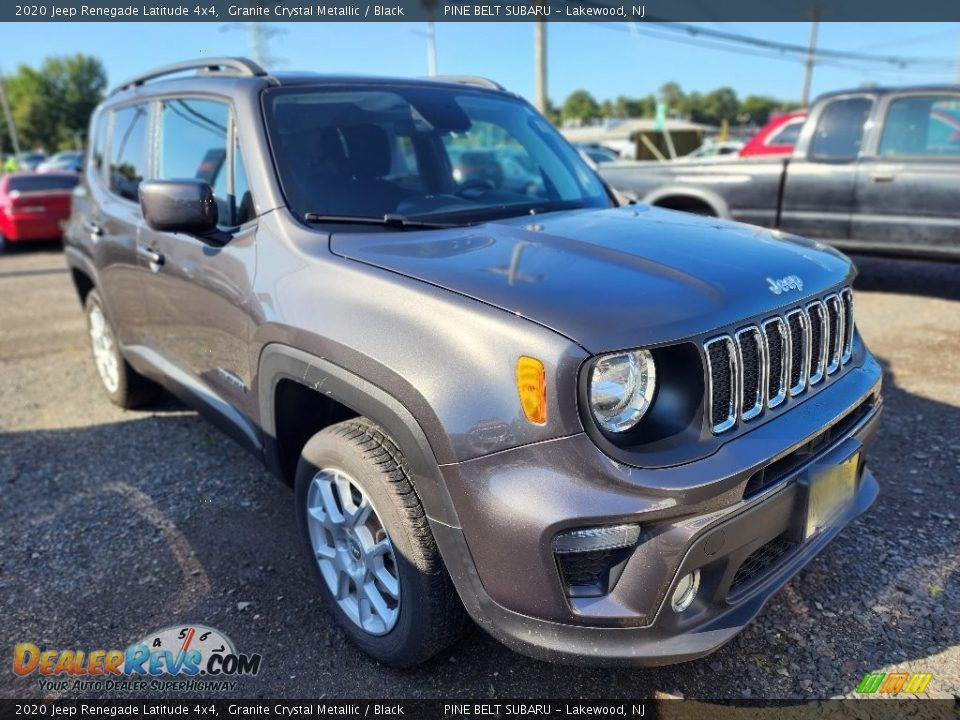 2020 Jeep Renegade Latitude 4x4 Granite Crystal Metallic / Black Photo #2