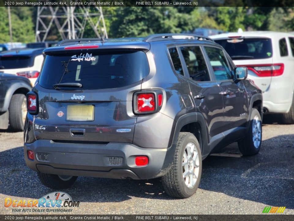 2020 Jeep Renegade Latitude 4x4 Granite Crystal Metallic / Black Photo #3