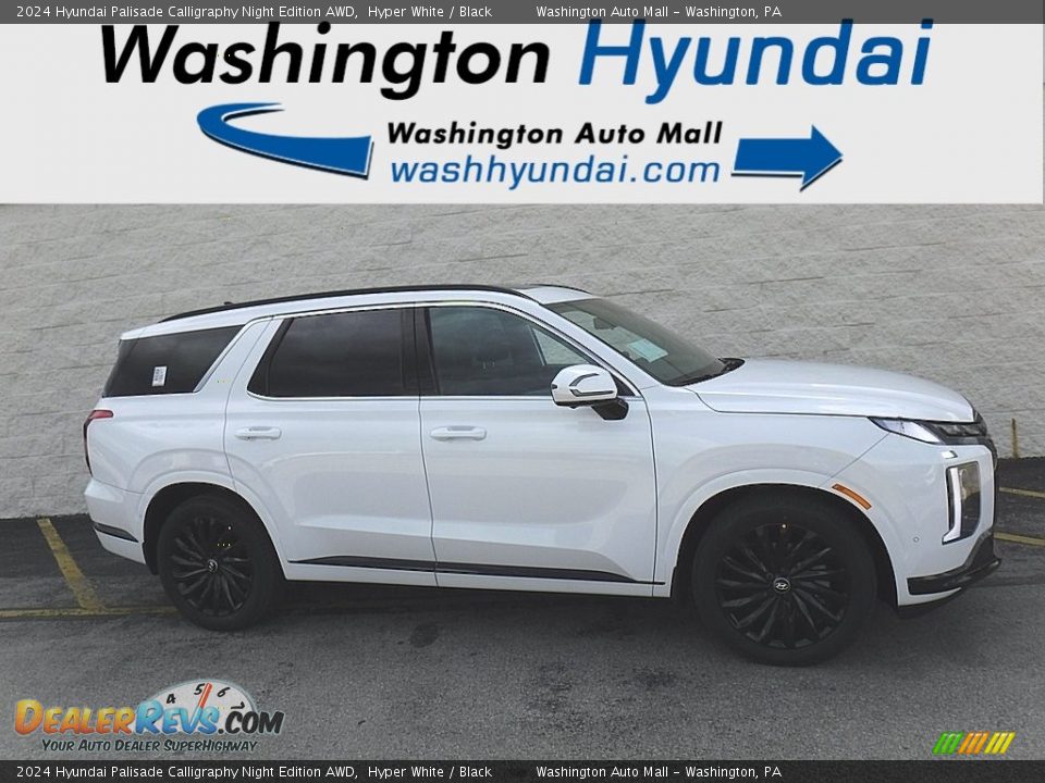 2024 Hyundai Palisade Calligraphy Night Edition AWD Hyper White / Black Photo #2