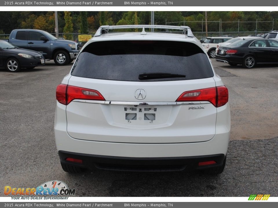 2015 Acura RDX Technology White Diamond Pearl / Parchment Photo #4