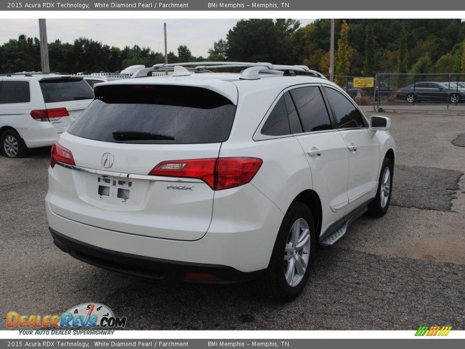 2015 Acura RDX Technology White Diamond Pearl / Parchment Photo #5