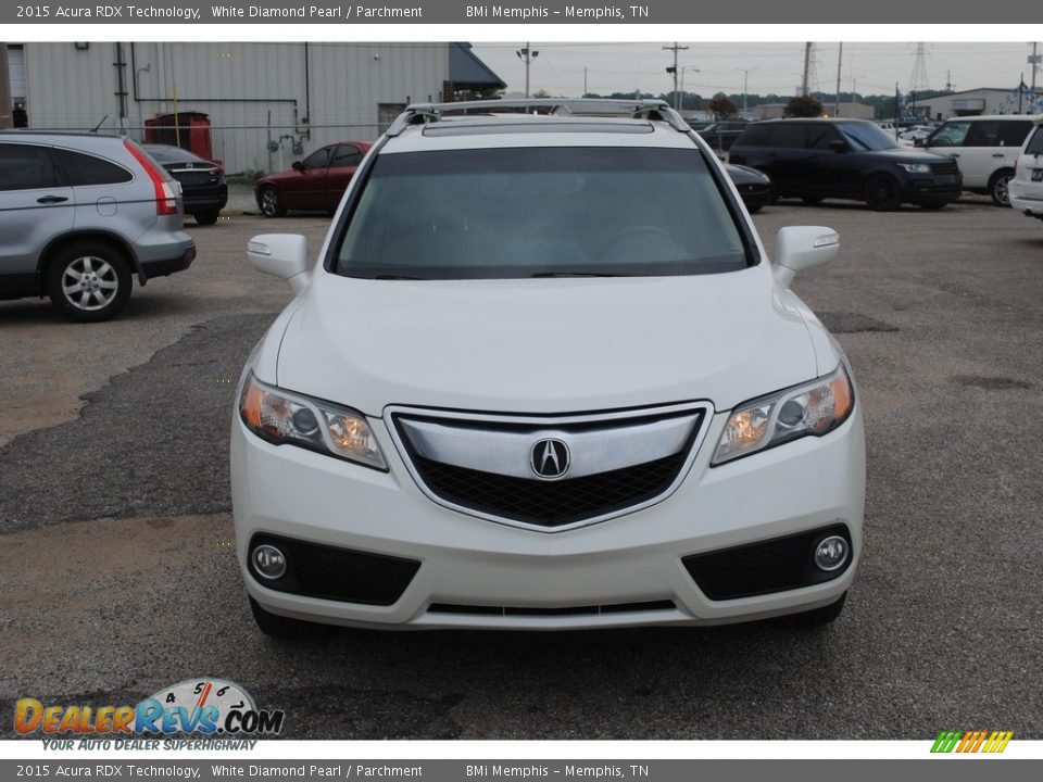 2015 Acura RDX Technology White Diamond Pearl / Parchment Photo #8