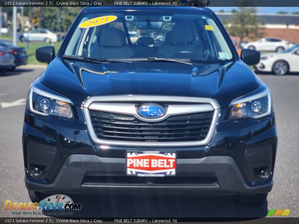 2021 Subaru Forester 2.5i Crystal Black Silica / Gray Photo #9