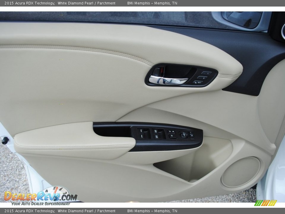 2015 Acura RDX Technology White Diamond Pearl / Parchment Photo #10