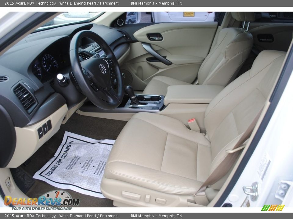 2015 Acura RDX Technology White Diamond Pearl / Parchment Photo #11