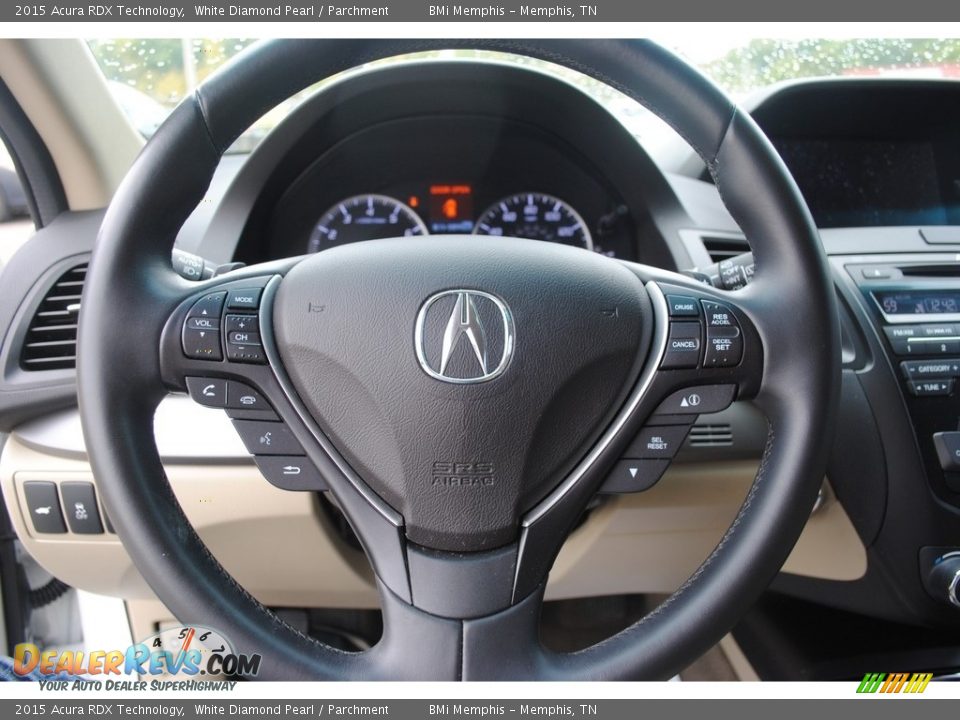 2015 Acura RDX Technology White Diamond Pearl / Parchment Photo #12