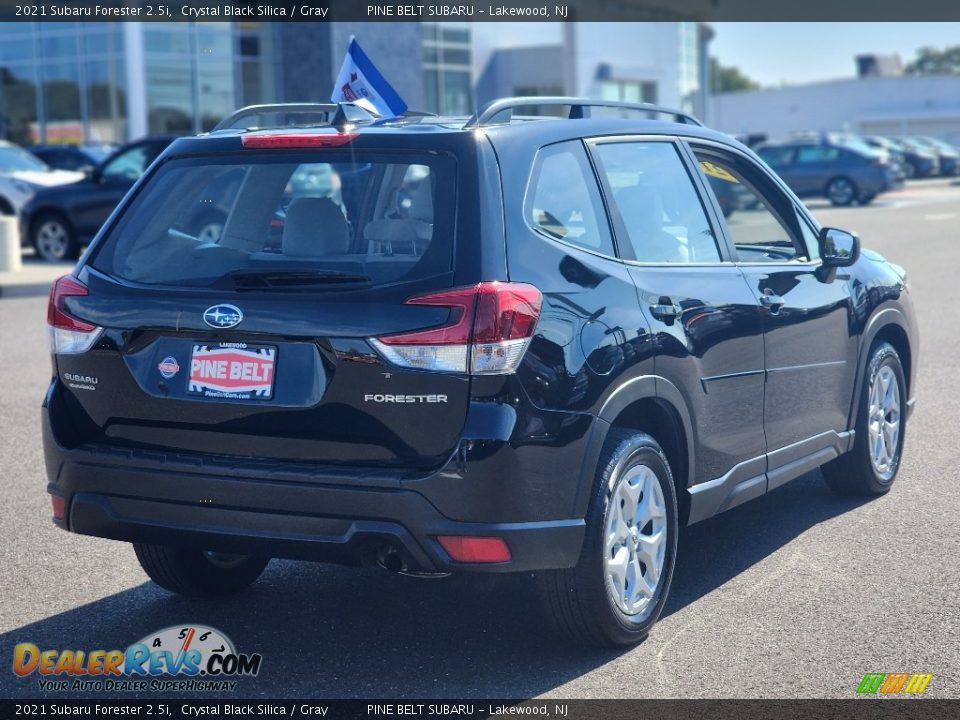 2021 Subaru Forester 2.5i Crystal Black Silica / Gray Photo #13