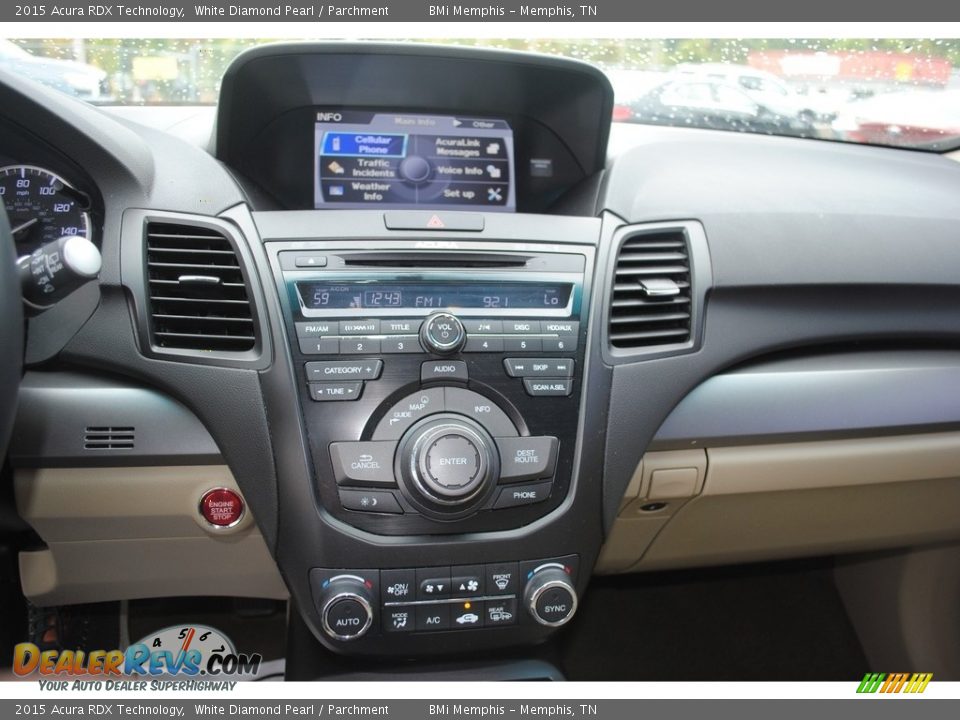 2015 Acura RDX Technology White Diamond Pearl / Parchment Photo #15