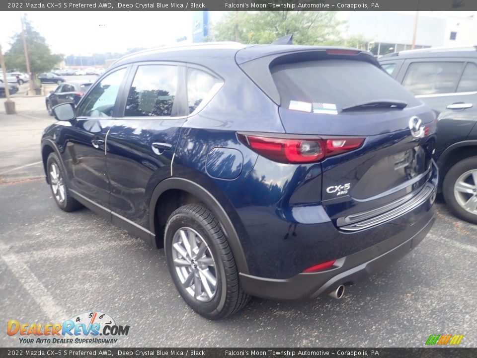 Deep Crystal Blue Mica 2022 Mazda CX-5 S Preferred AWD Photo #2