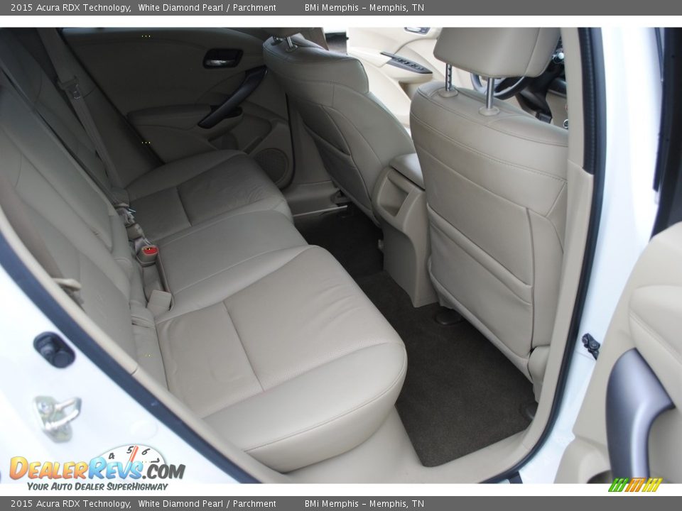 2015 Acura RDX Technology White Diamond Pearl / Parchment Photo #24