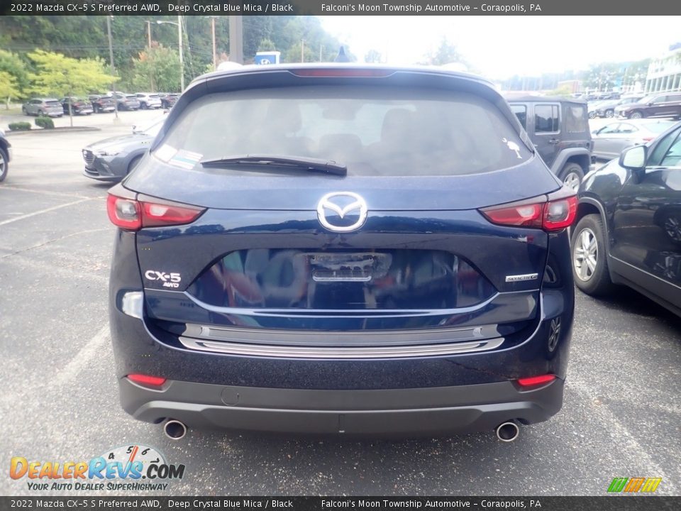 Deep Crystal Blue Mica 2022 Mazda CX-5 S Preferred AWD Photo #3