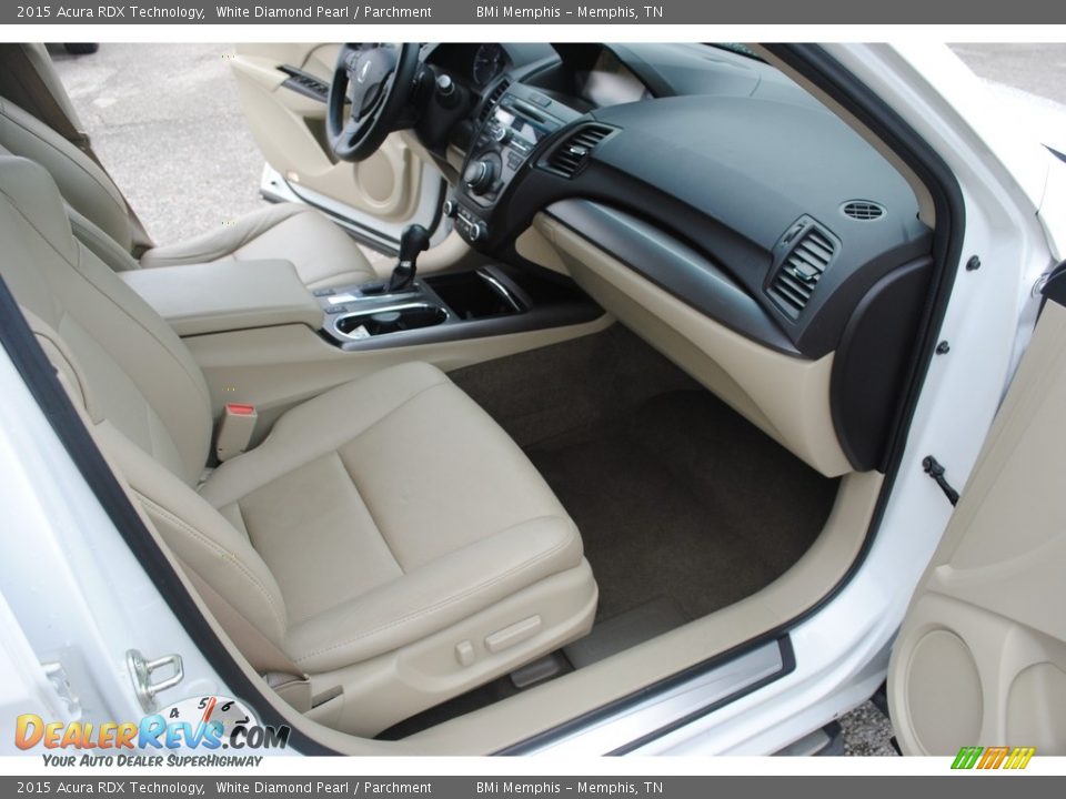 2015 Acura RDX Technology White Diamond Pearl / Parchment Photo #26