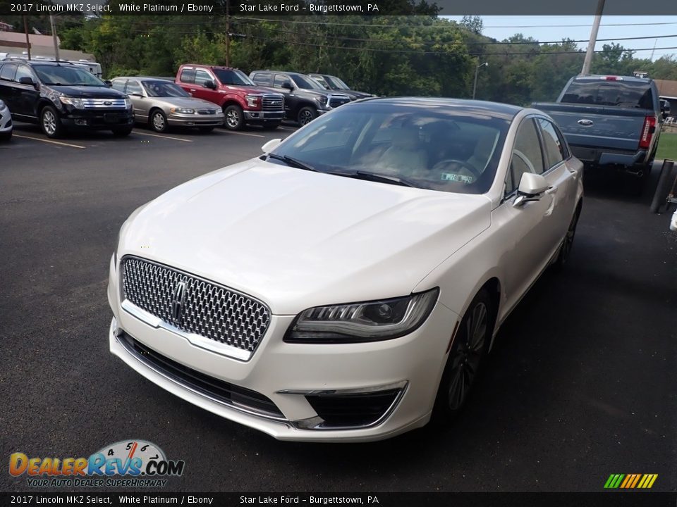 2017 Lincoln MKZ Select White Platinum / Ebony Photo #1