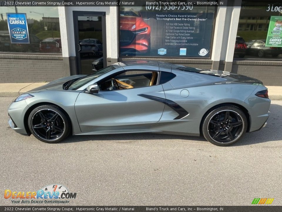 2022 Chevrolet Corvette Stingray Coupe Hypersonic Gray Metallic / Natural Photo #1