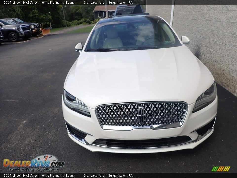 2017 Lincoln MKZ Select White Platinum / Ebony Photo #2