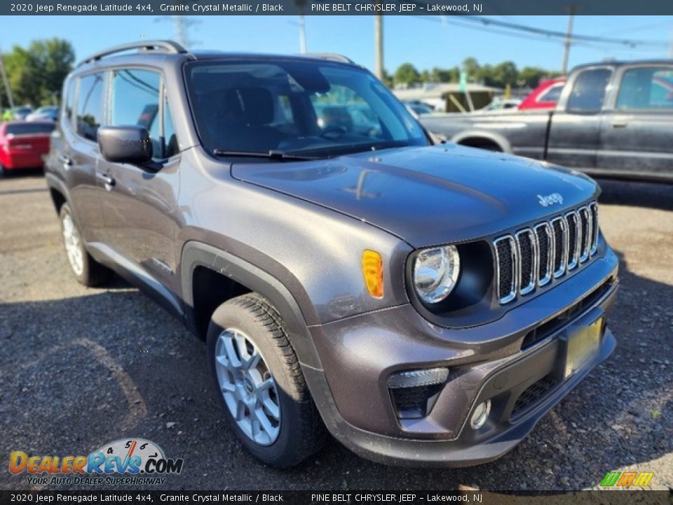 2020 Jeep Renegade Latitude 4x4 Granite Crystal Metallic / Black Photo #2