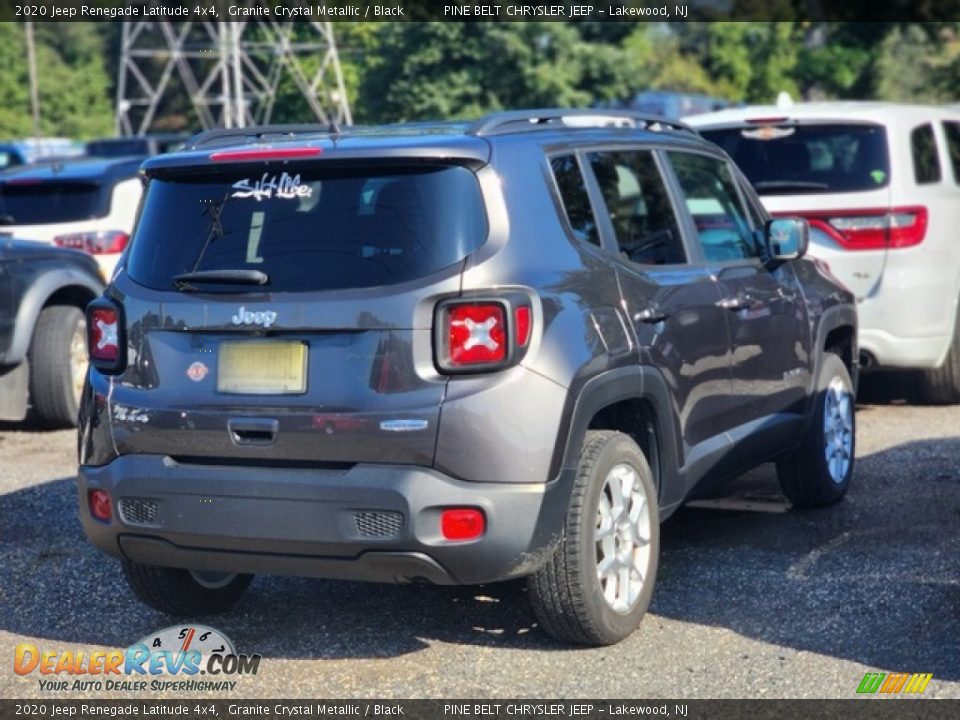 2020 Jeep Renegade Latitude 4x4 Granite Crystal Metallic / Black Photo #3