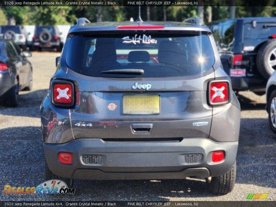 2020 Jeep Renegade Latitude 4x4 Granite Crystal Metallic / Black Photo #4