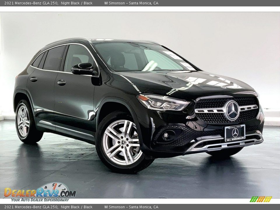 2021 Mercedes-Benz GLA 250 Night Black / Black Photo #34