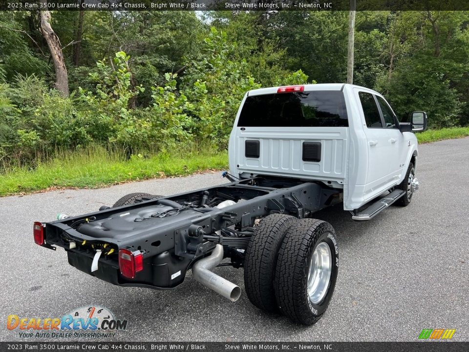 2023 Ram 3500 Laramie Crew Cab 4x4 Chassis Bright White / Black Photo #6