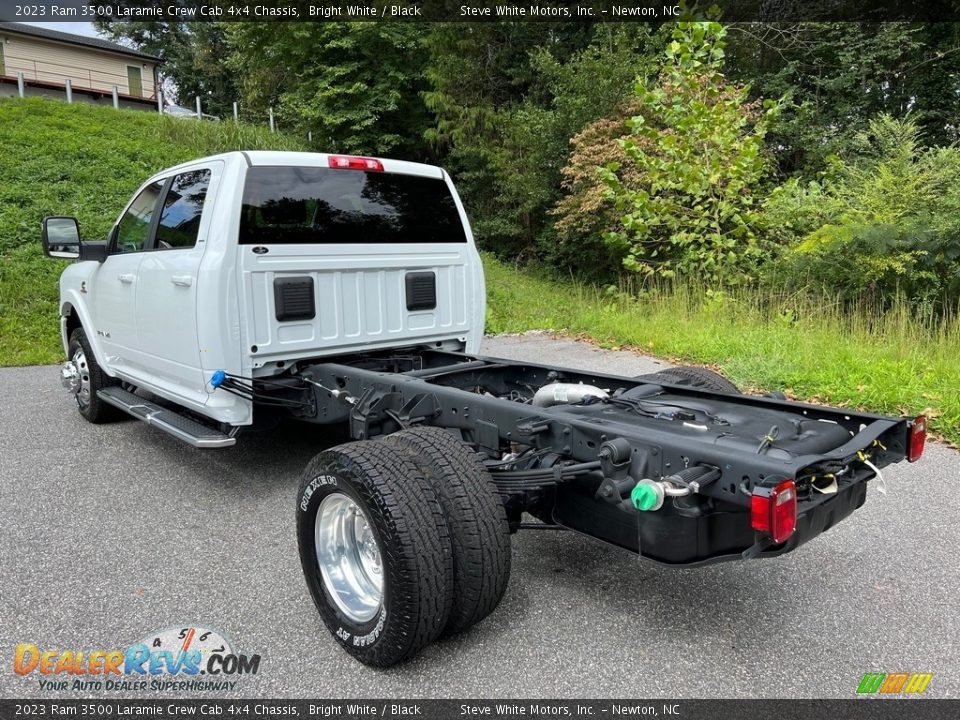 2023 Ram 3500 Laramie Crew Cab 4x4 Chassis Bright White / Black Photo #8