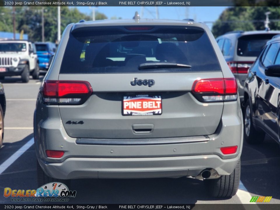 2020 Jeep Grand Cherokee Altitude 4x4 Sting-Gray / Black Photo #3