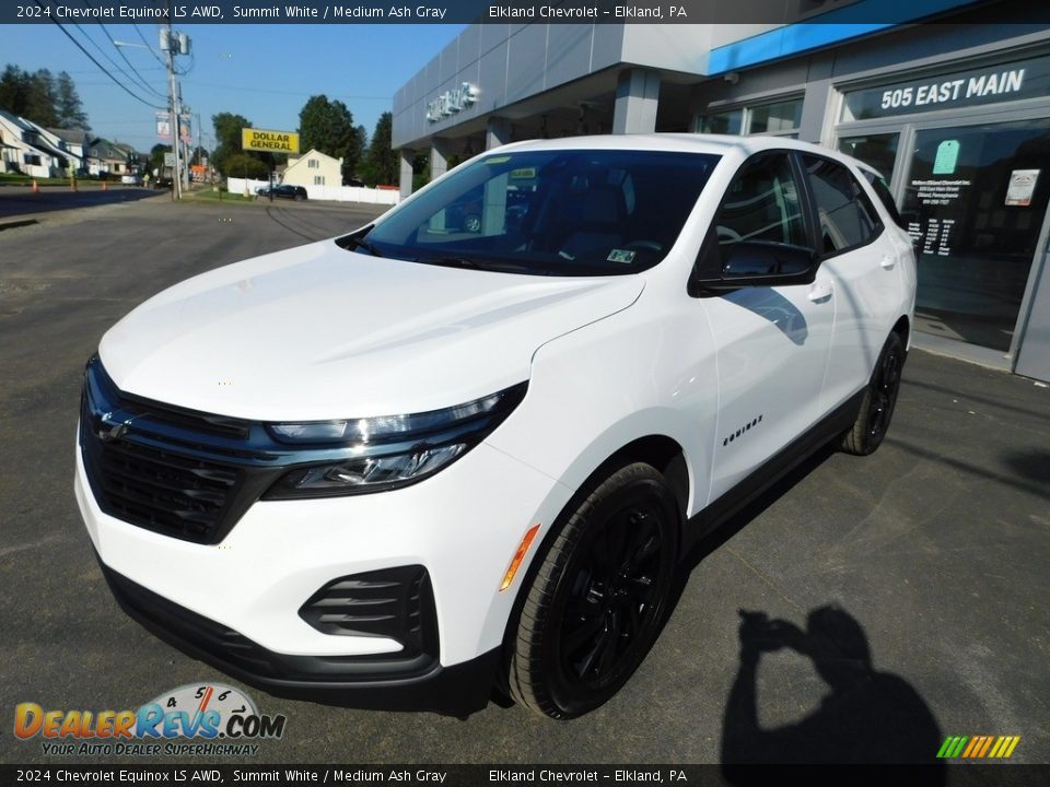 2024 Chevrolet Equinox LS AWD Summit White / Medium Ash Gray Photo #2