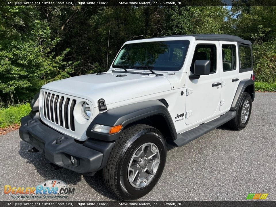 Bright White 2022 Jeep Wrangler Unlimited Sport 4x4 Photo #2