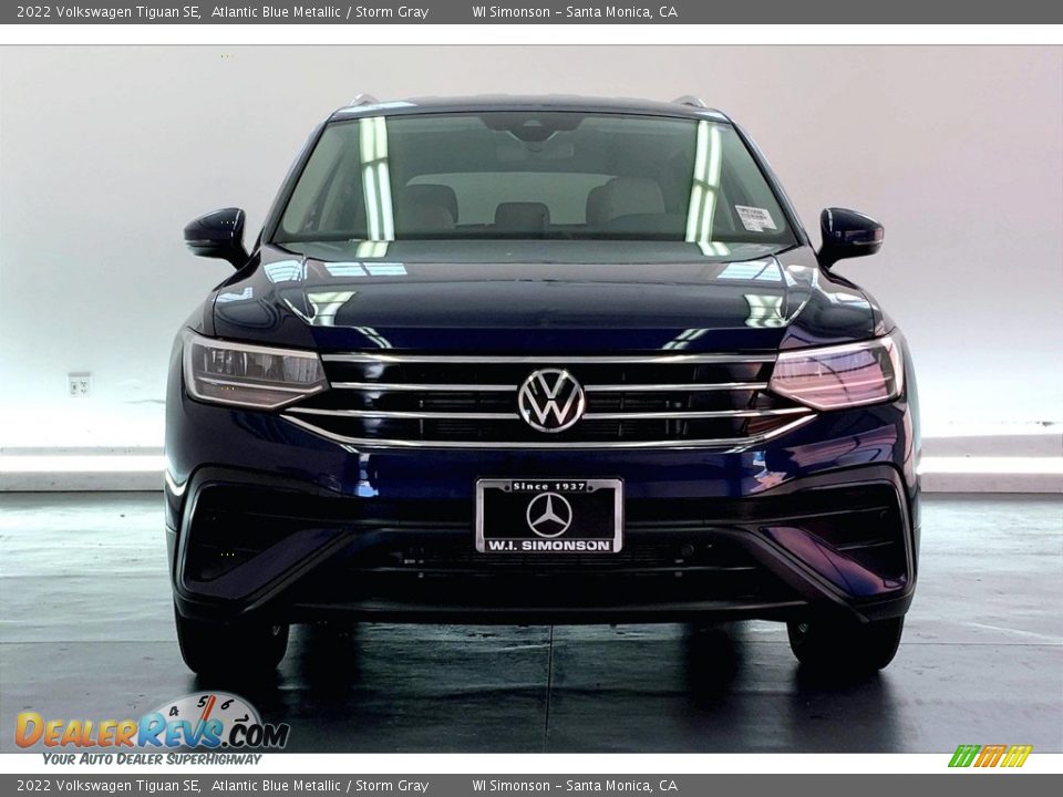 Atlantic Blue Metallic 2022 Volkswagen Tiguan SE Photo #2