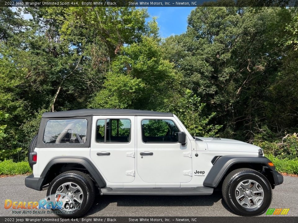 Bright White 2022 Jeep Wrangler Unlimited Sport 4x4 Photo #6