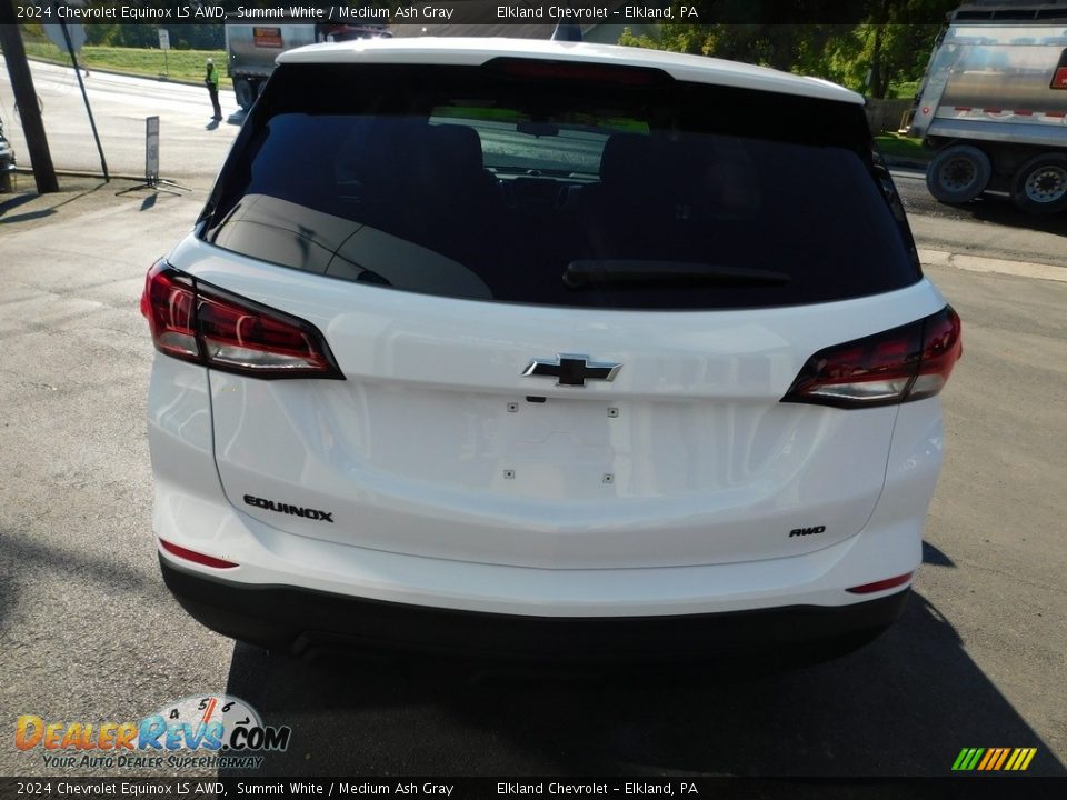 2024 Chevrolet Equinox LS AWD Summit White / Medium Ash Gray Photo #9